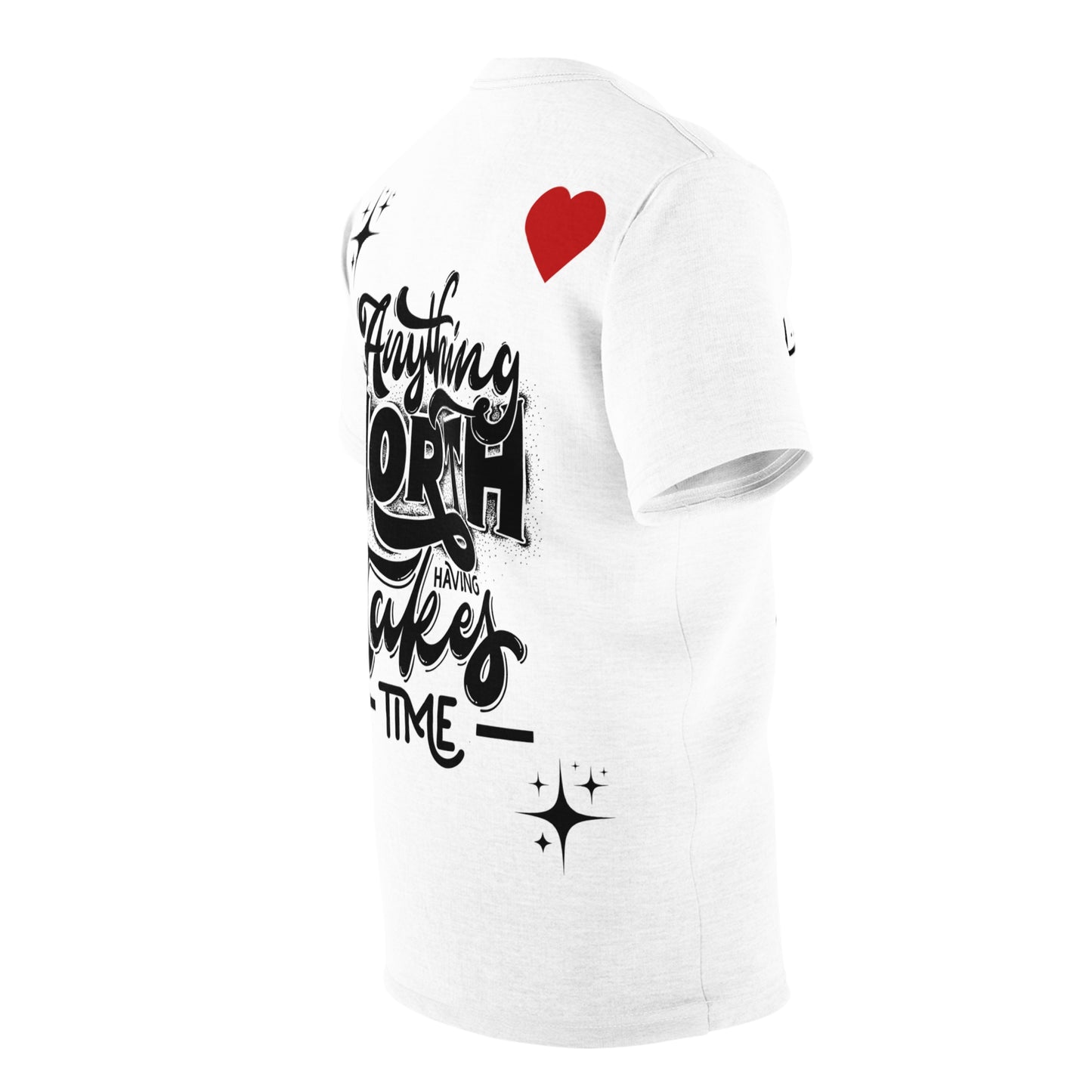 Ye & Bianca Heartfelt Couple's Tee, Unisex Cut & Sew Shirt, Together Forever Love T-Shirt, Romantic Gift for Him/Her, Anniversary & Valentine's Day
