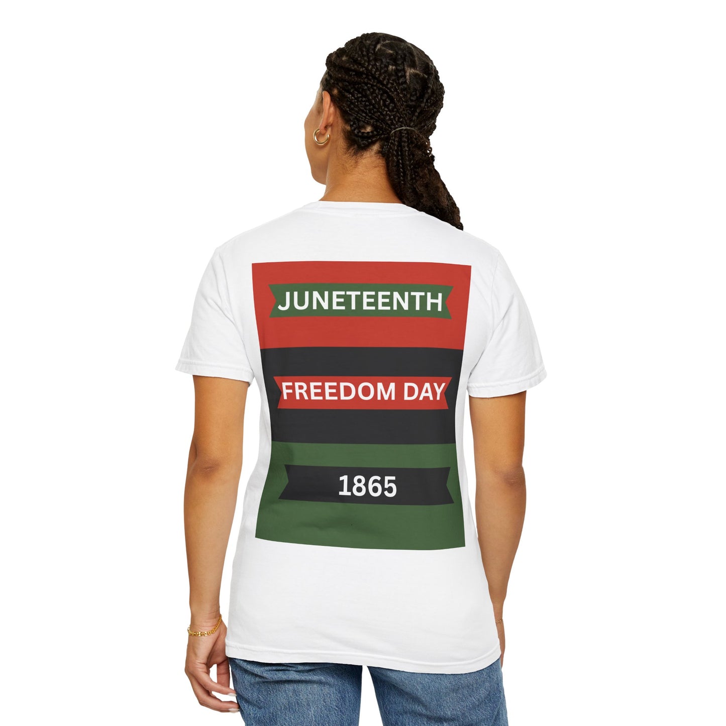 Juneteenth Freedom Day T-Shirt, Unisex Garment-Dyed Tee, Black History Month Apparel, Comfortable Casual Wear, Gift for Activists