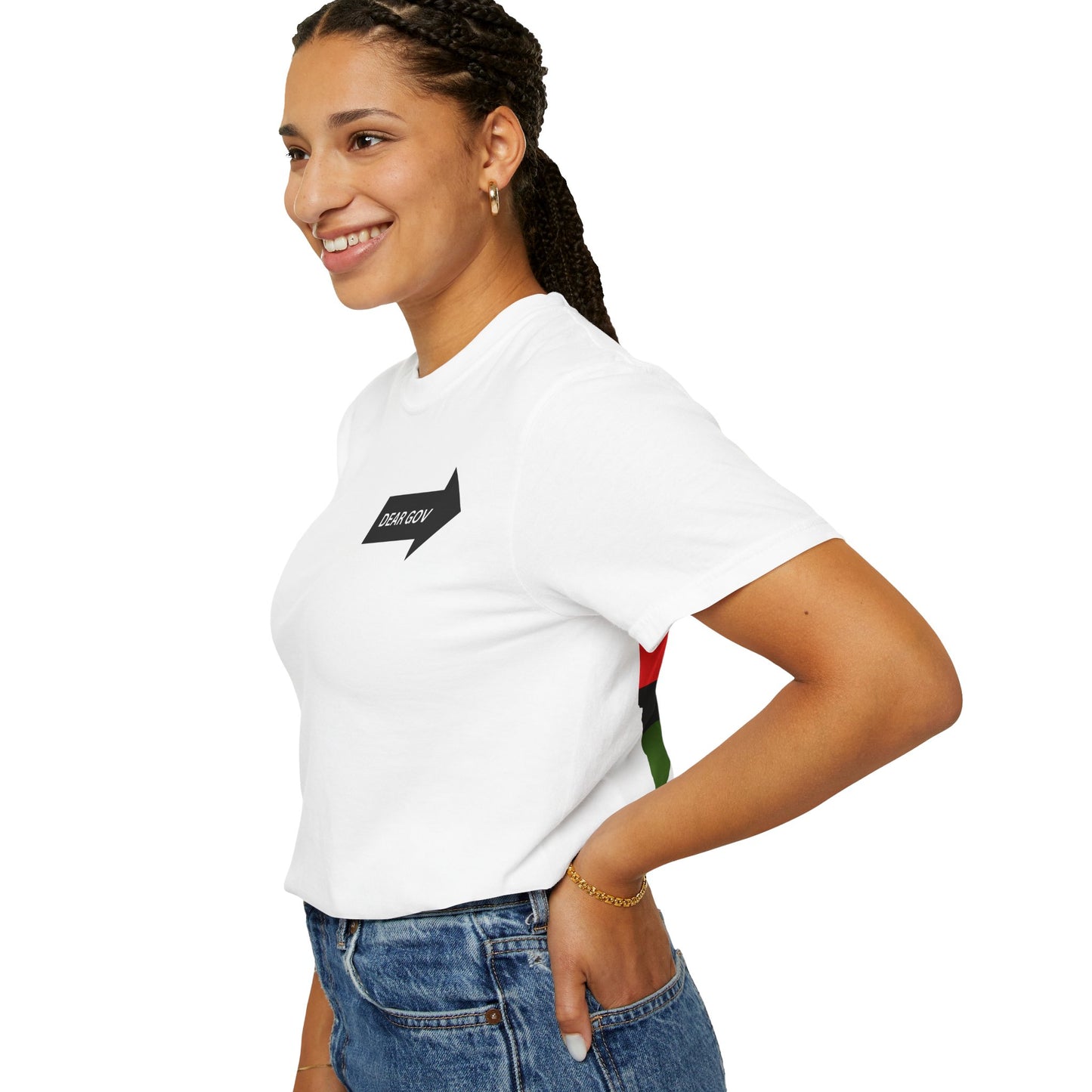 Dear Gov T-Shirt | Unisex Garment-Dyed Tee for Social Justice Awareness