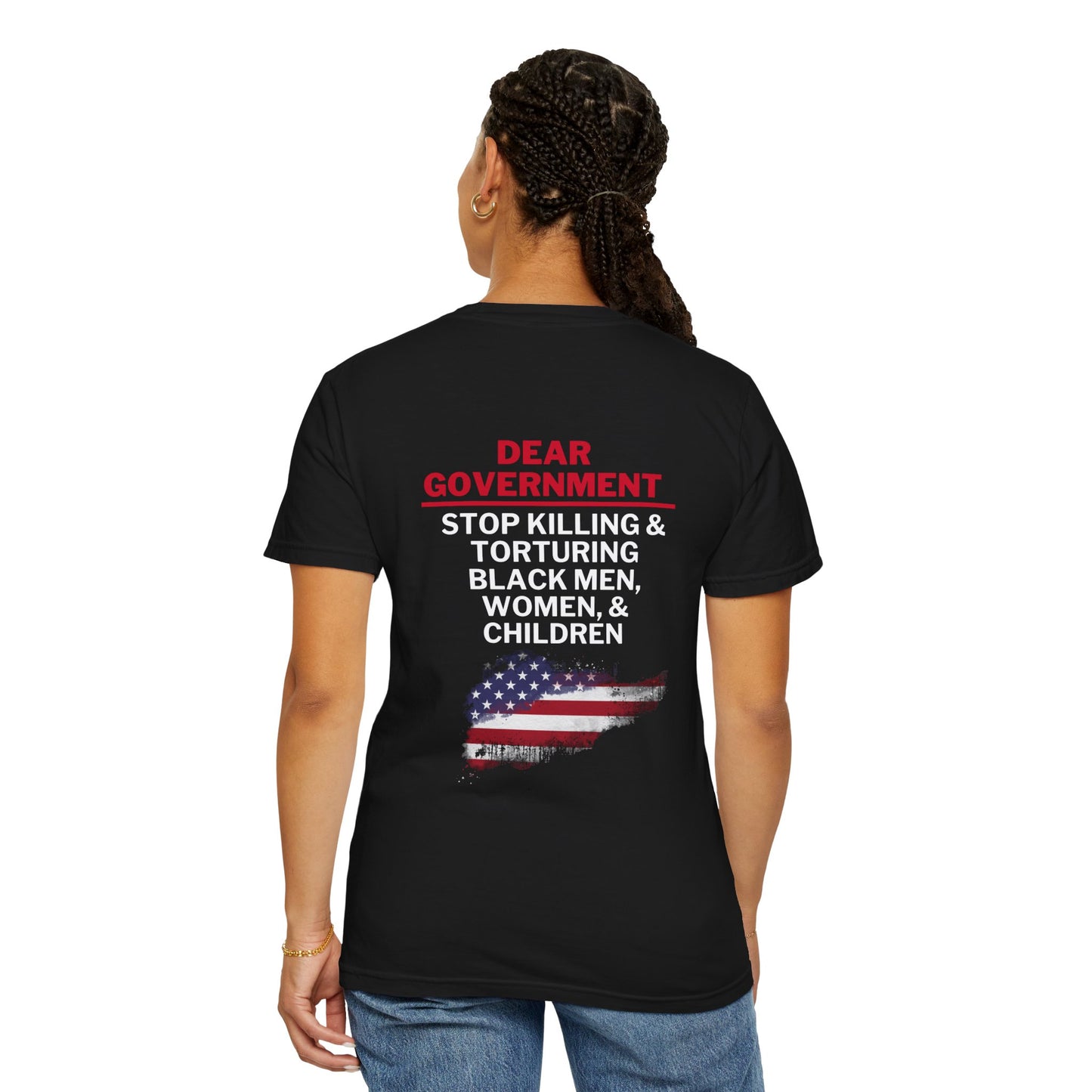 Dear Gov Unisex Message T-Shirt - Dear Gov Equality Graphics