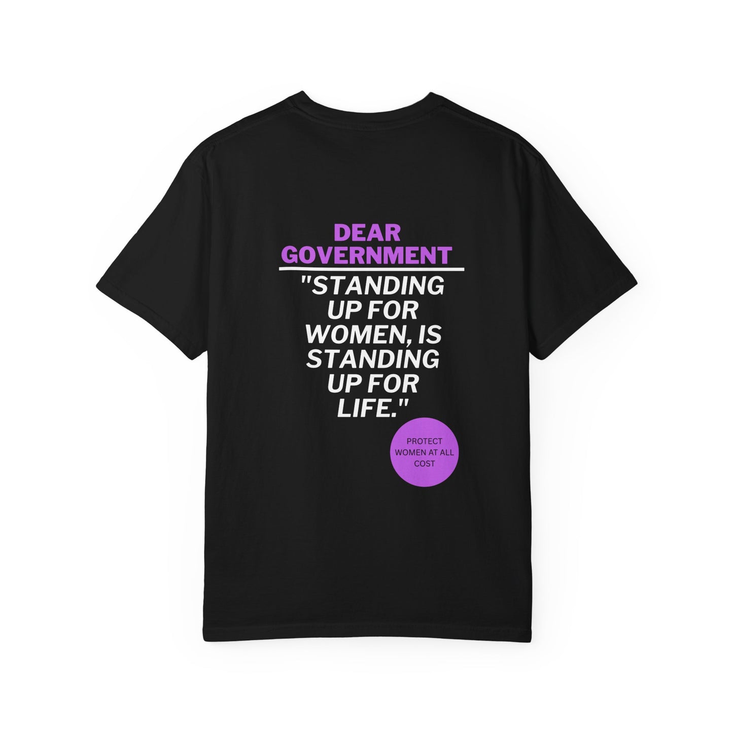 Dear Gov Unisex Empowerment Tee, Support Women's Rights Shirt, Political Statement Top, Gift for Activists, Statement Apparel