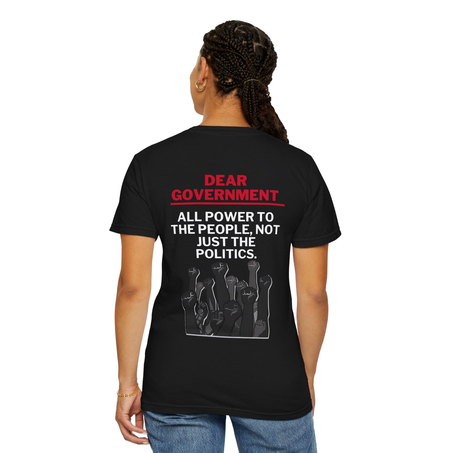 Dear Gov Unisex Statement Tee - "DEAR GOV" T-Shirt