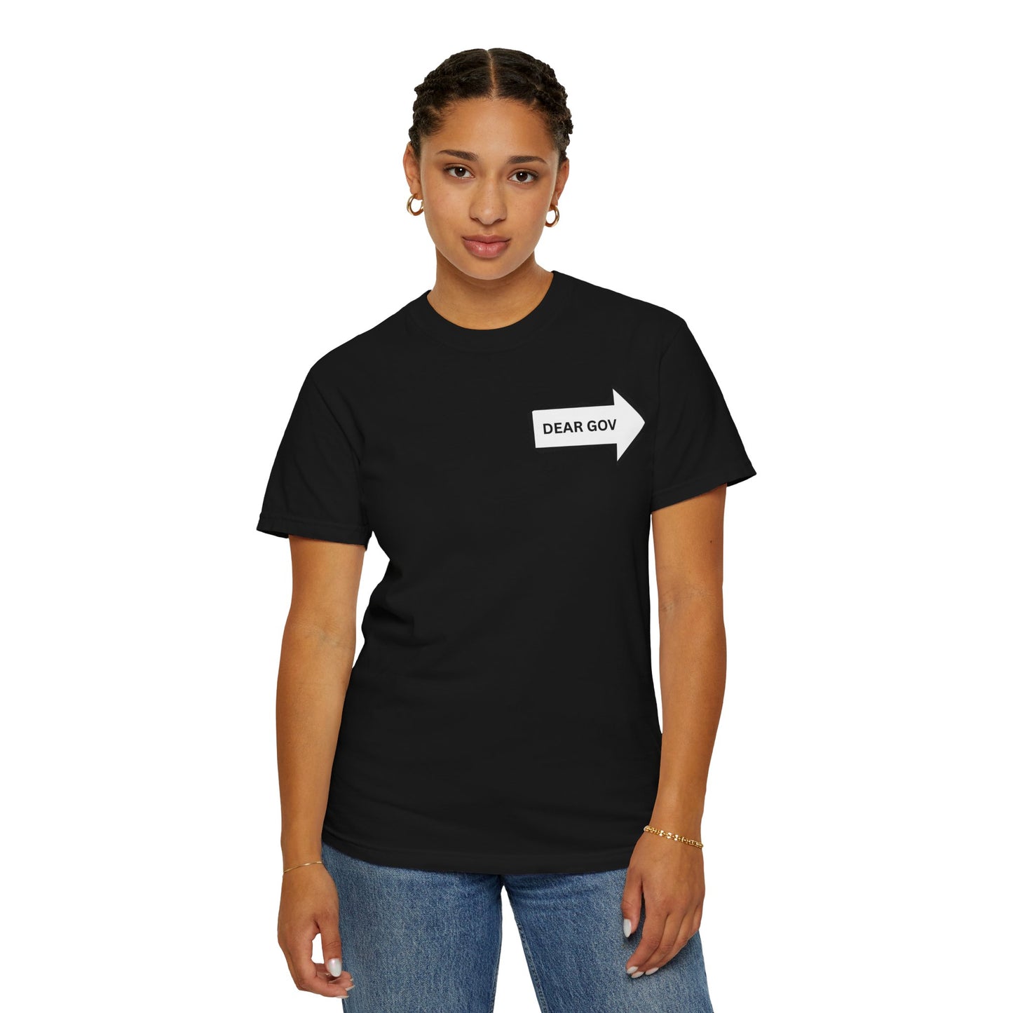 Dear Gov Political Statement Unisex T-Shirt - "Dear Gov" Accountability Design