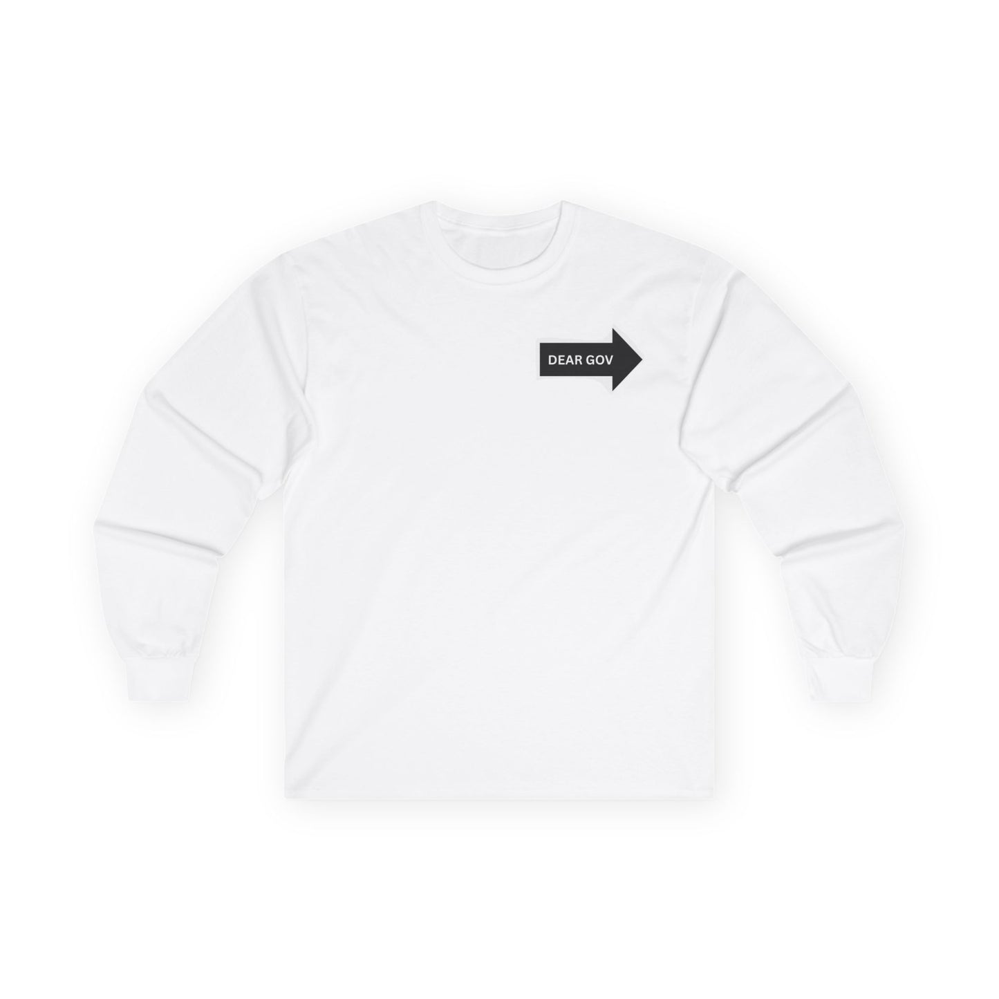 Dear Gov Unisex Long Sleeve Tee - "Dear Gov" Protest Shirt for Activists