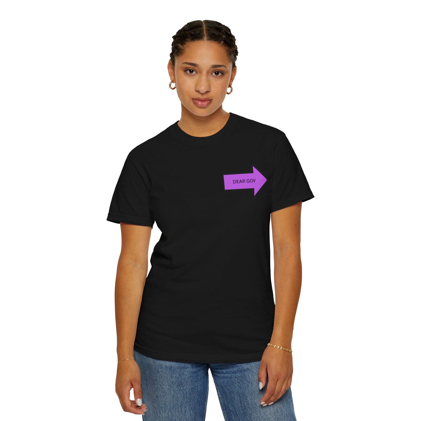 Dear Gov Unisex Empowerment Tee, Support Women's Rights Shirt, Political Statement Top, Gift for Activists, Statement Apparel