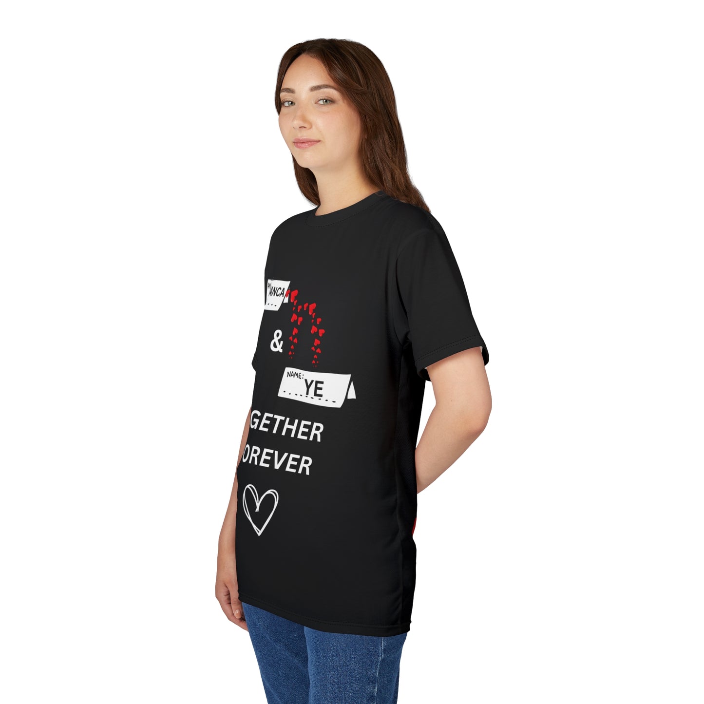 Ye & Bianca Couple's Personalized Tee, Matching Outfits, Romantic Gift, Anniversary Surprise, Custom Name Shirt For Any Occasion