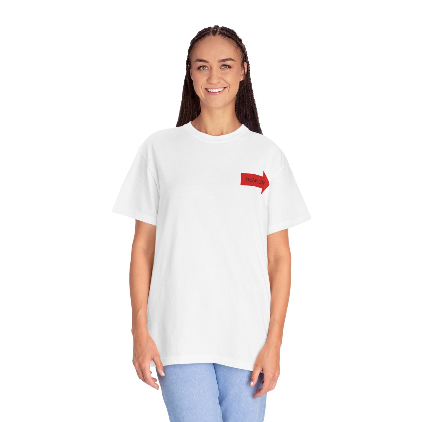 Pride Statement T-Shirt, LGBTQ+ Rights Tee, Equal Rights Apparel, Unisex Protest Shirt, Garment-Dyed Advocacy Wear