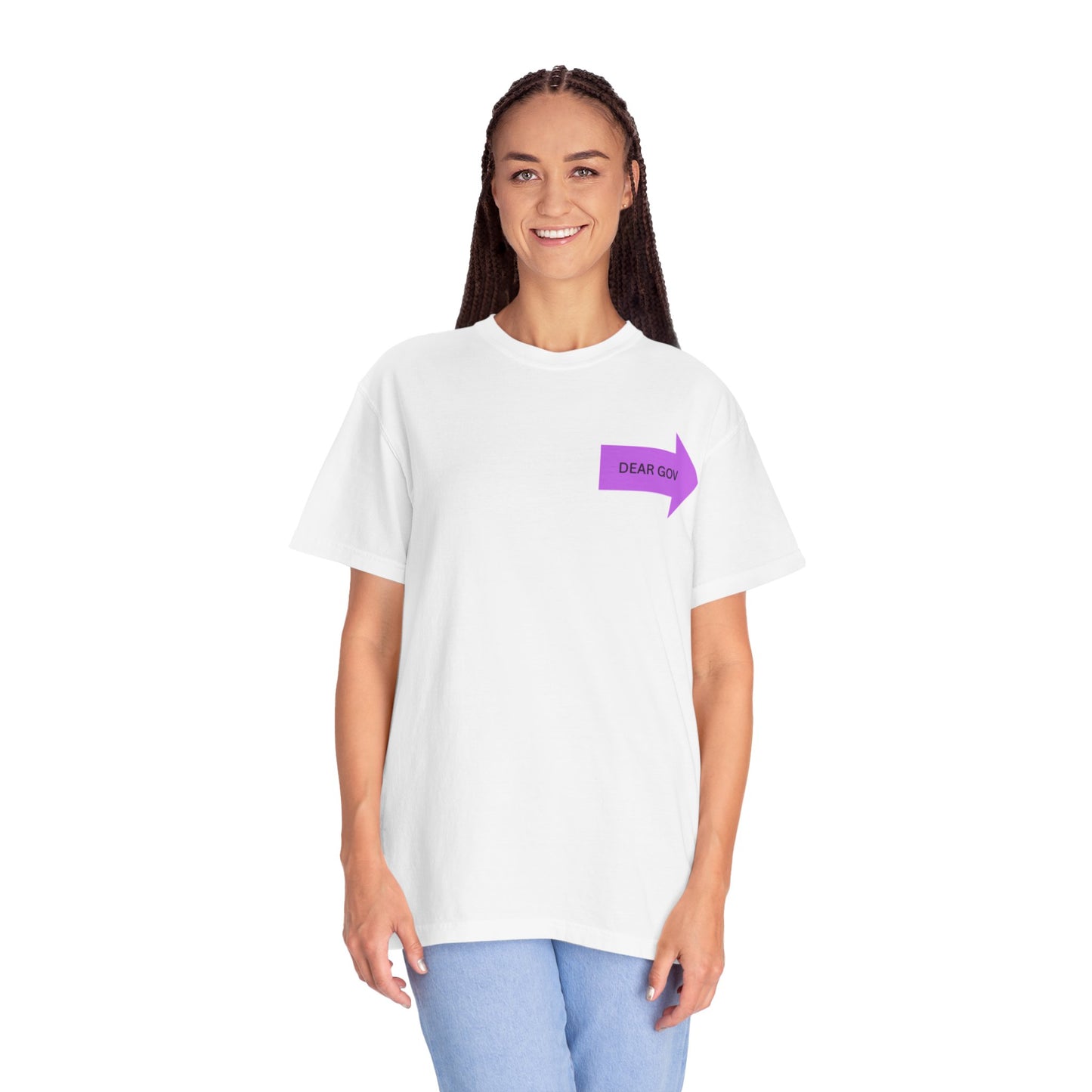 Dear Gov Unisex Political Statement Tee - "Dear Gov" Women's Rights Advocate T-shirt