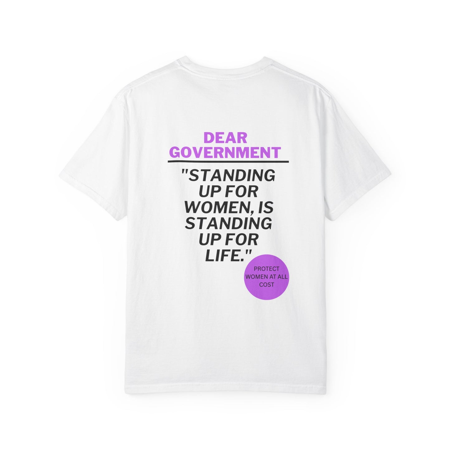 Dear Gov Unisex Political Statement Tee - "Dear Gov" Women's Rights Advocate T-shirt