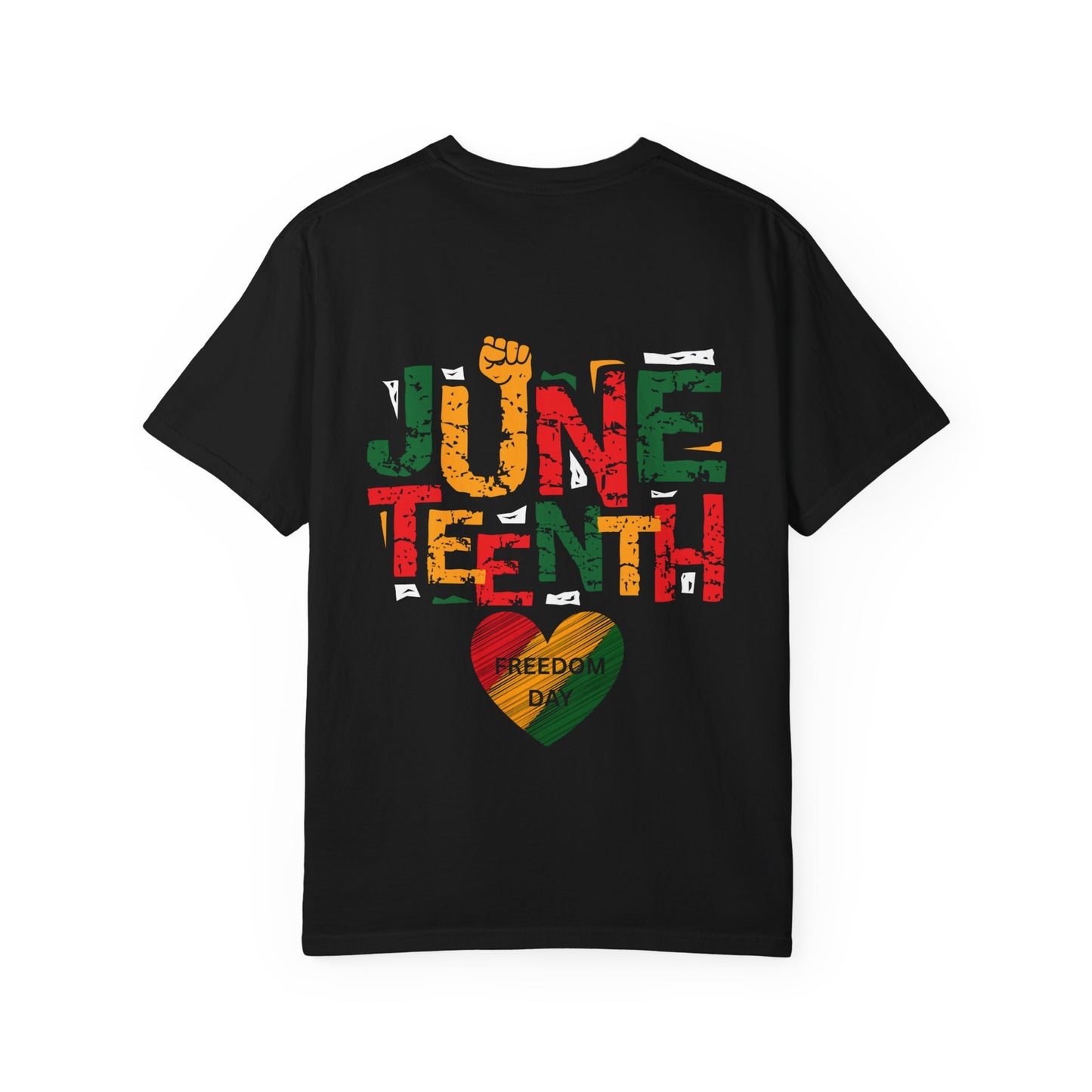 Juneteenth Freedom Unisex T-shirt, Garment-Dyed Tee, Casual Wear, African American History, Celebration Apparel