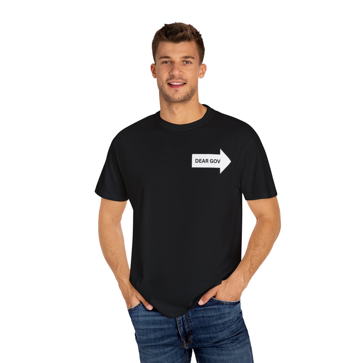 Dear Gov Political Statement Unisex T-Shirt - "Dear Gov" Accountability Design