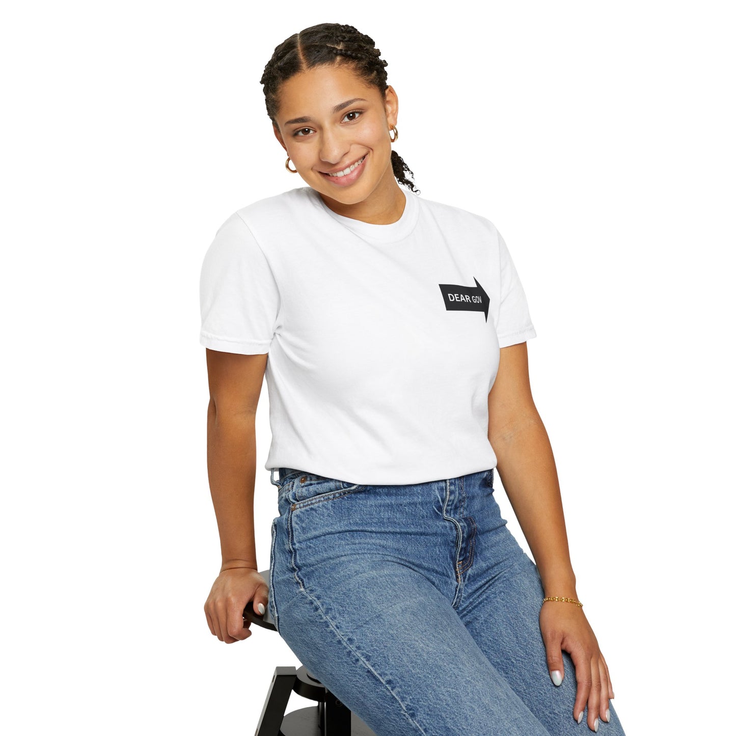 Dear Gov T-Shirt | Unisex Garment-Dyed Tee for Social Justice Awareness