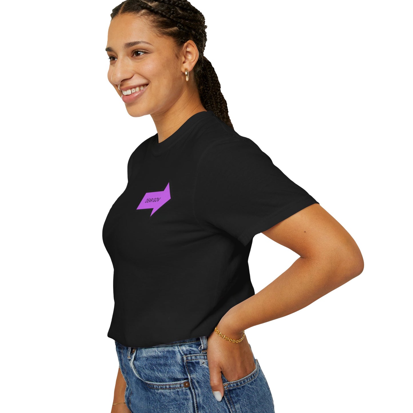 Dear Gov Unisex Empowerment Tee, Support Women's Rights Shirt, Political Statement Top, Gift for Activists, Statement Apparel