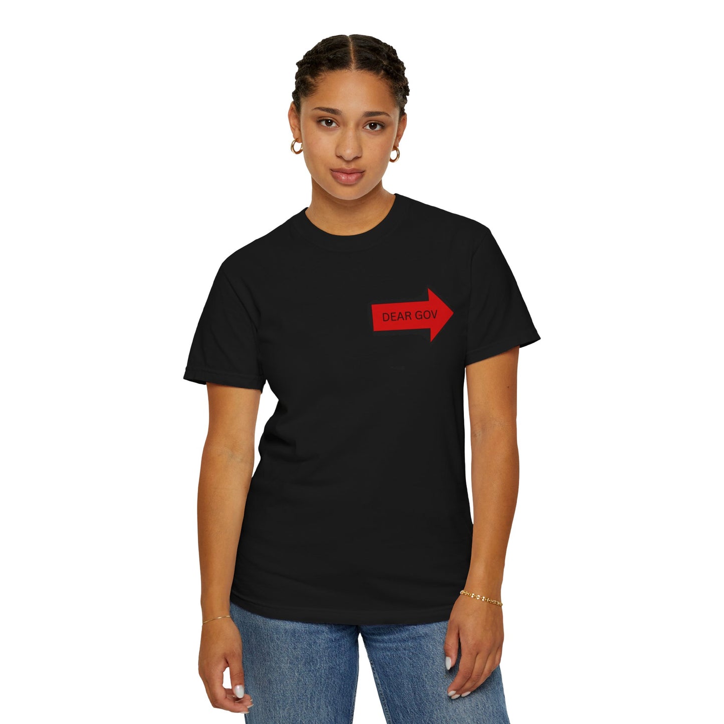 Dear Gov Unisex Statement T-Shirt - "Dear Gov: Stop Genocide in Palestine"