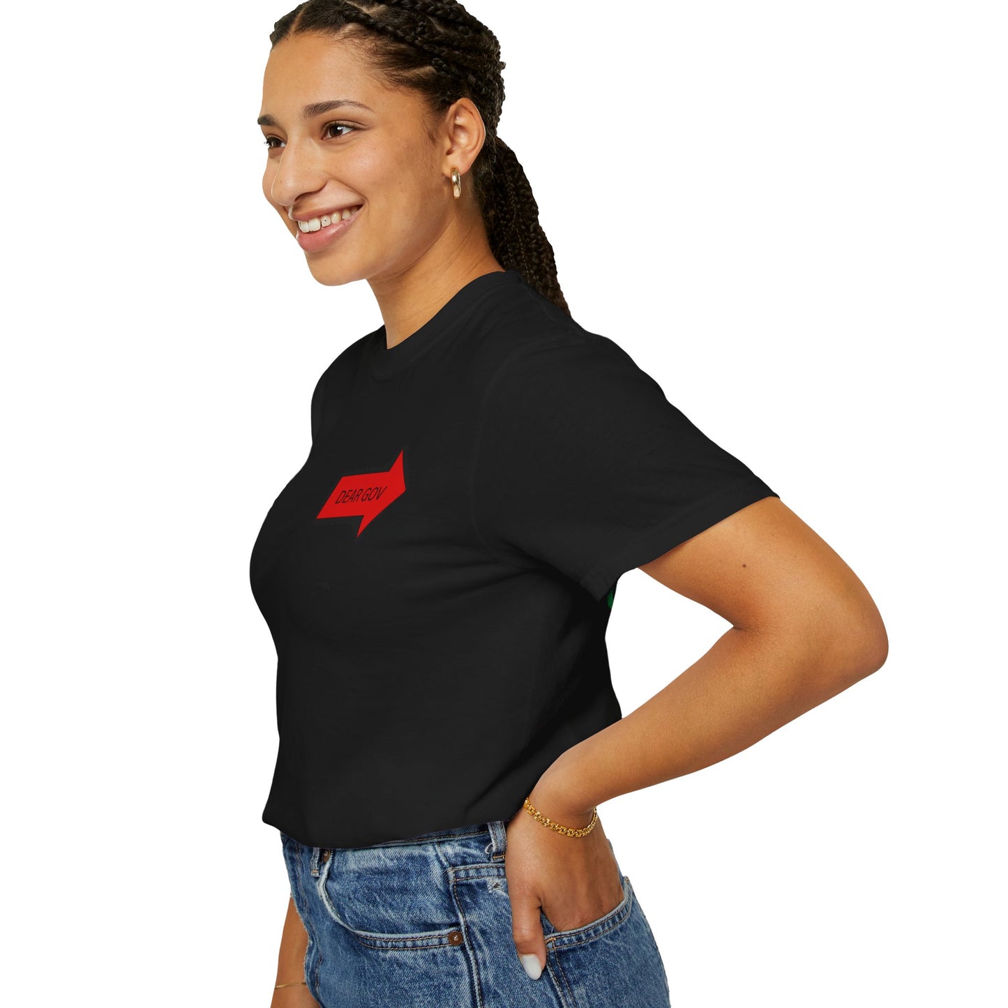 Dear Gov Unisex Statement T-Shirt - "Dear Gov: Stop Genocide in Palestine"