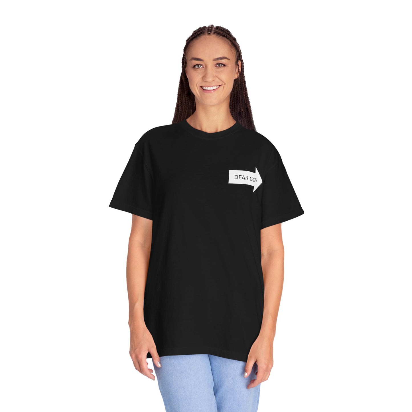 Dear Gov Unisex Message T-Shirt - Dear Gov Equality Graphics