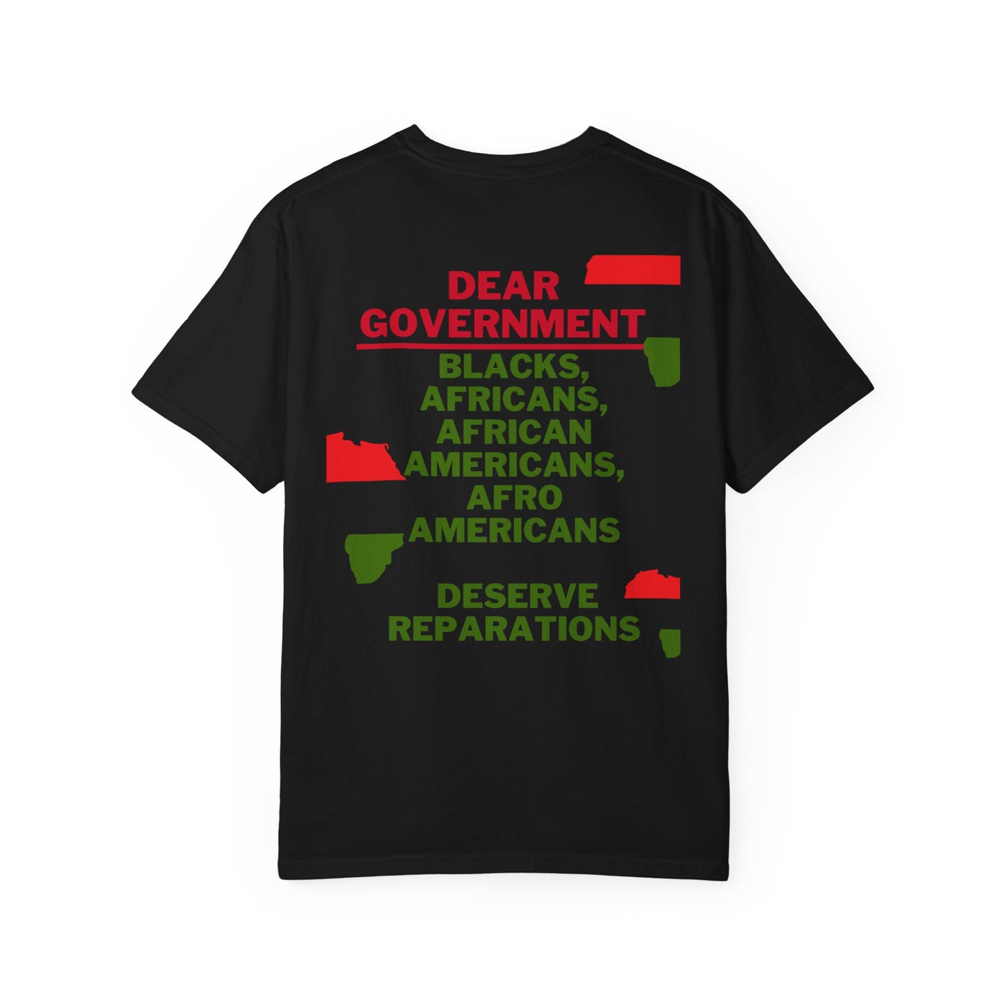 Dear Gov Unisex Statement T-shirt | Dear Gov Reparations Advocacy Tee