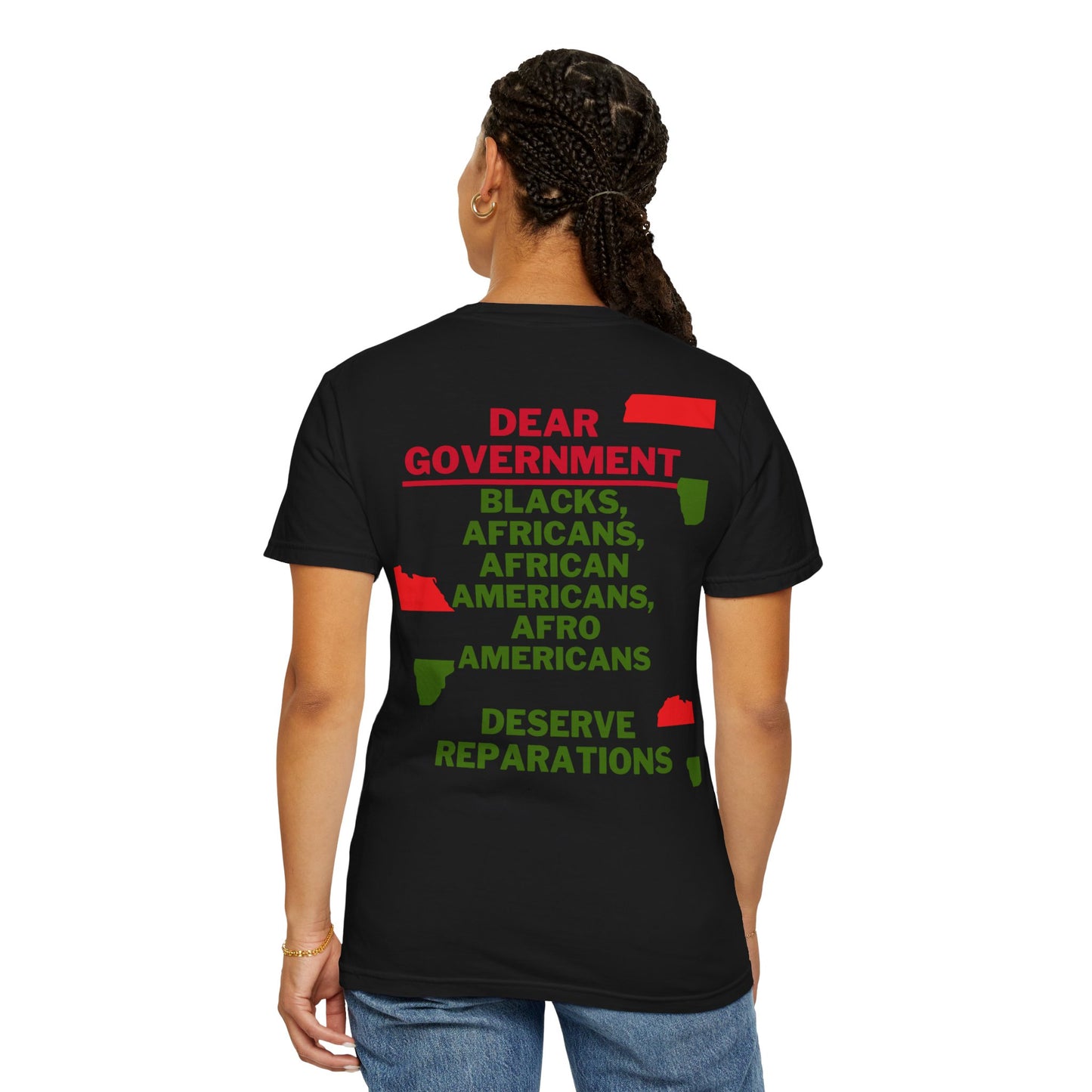 Dear Gov Unisex Statement T-shirt | Dear Gov Reparations Advocacy Tee