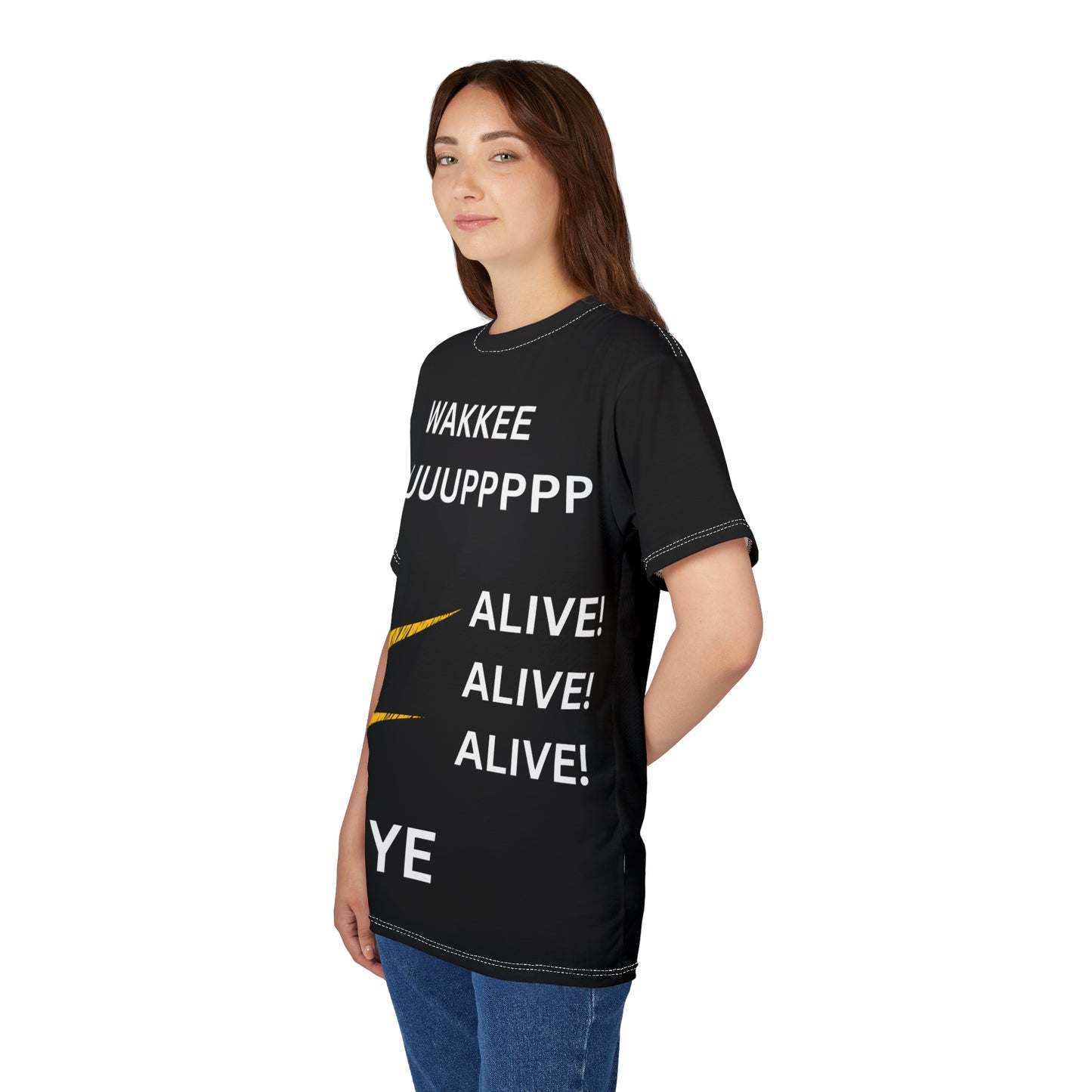 Ye Wakkee Uppp Unisex Graphic Tee, Quirky Shirt, Fun Casual Wear, Gifting for Music Lovers, Unique Party Apparel For Any Occasion