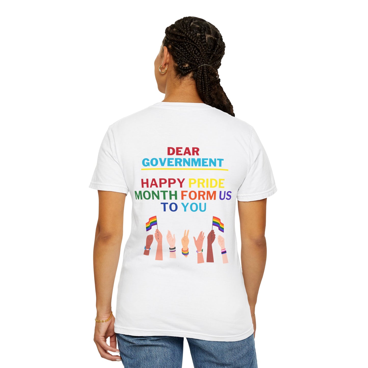 Pride Month Unisex Tee | Celebrate Love & Equality, Government Awareness, LGBTQ+ Gift, Trendy Casual Wear, Statement Shirt