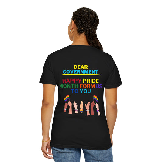 Pride Month Graphic Tee, Unisex T-Shirt, Statement Shirt, LGBTQ+ Apparel, Gift for Activists, Cute Pride Tee