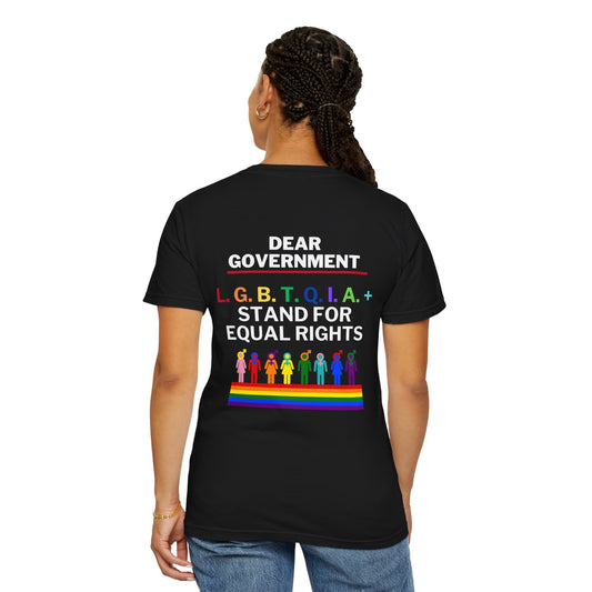 Pride Month T-Shirt, Rainbow Pride Tee, Equality Shirt, LGBTQ+ Rights Apparel, Statement T-Shirt, Gifts for Activists