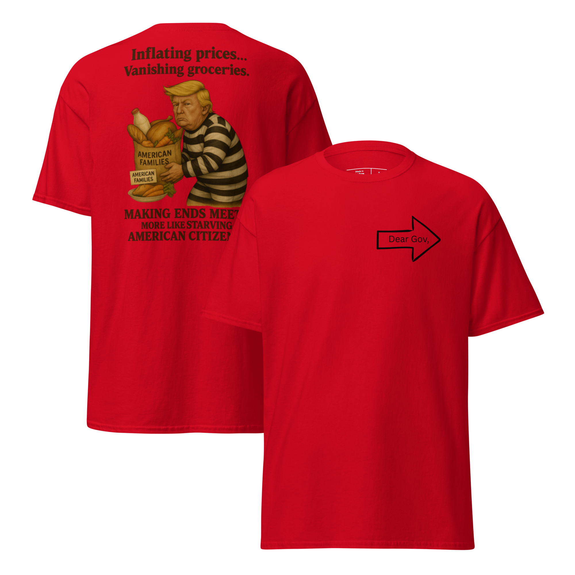 Dear Gov, Unisex classic tee