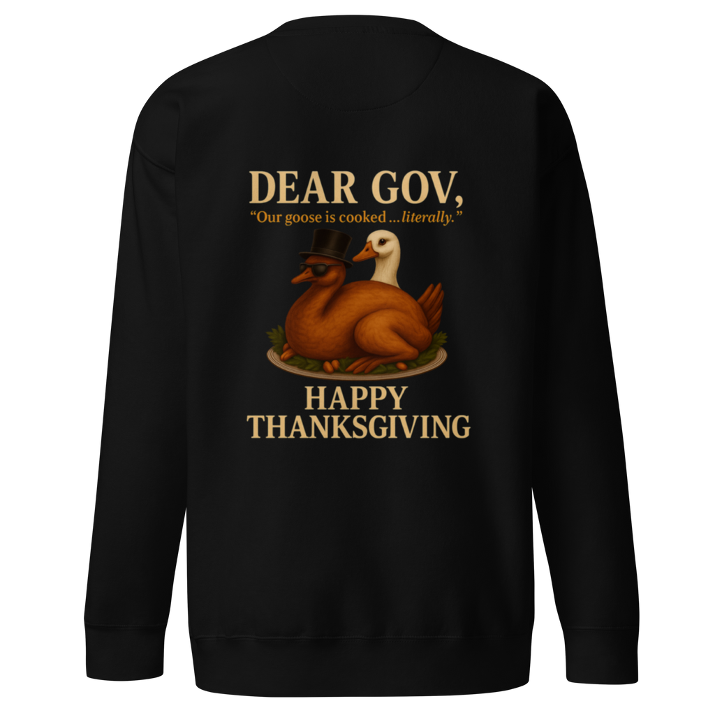 Dear Gov, Unisex Premium Sweatshirt