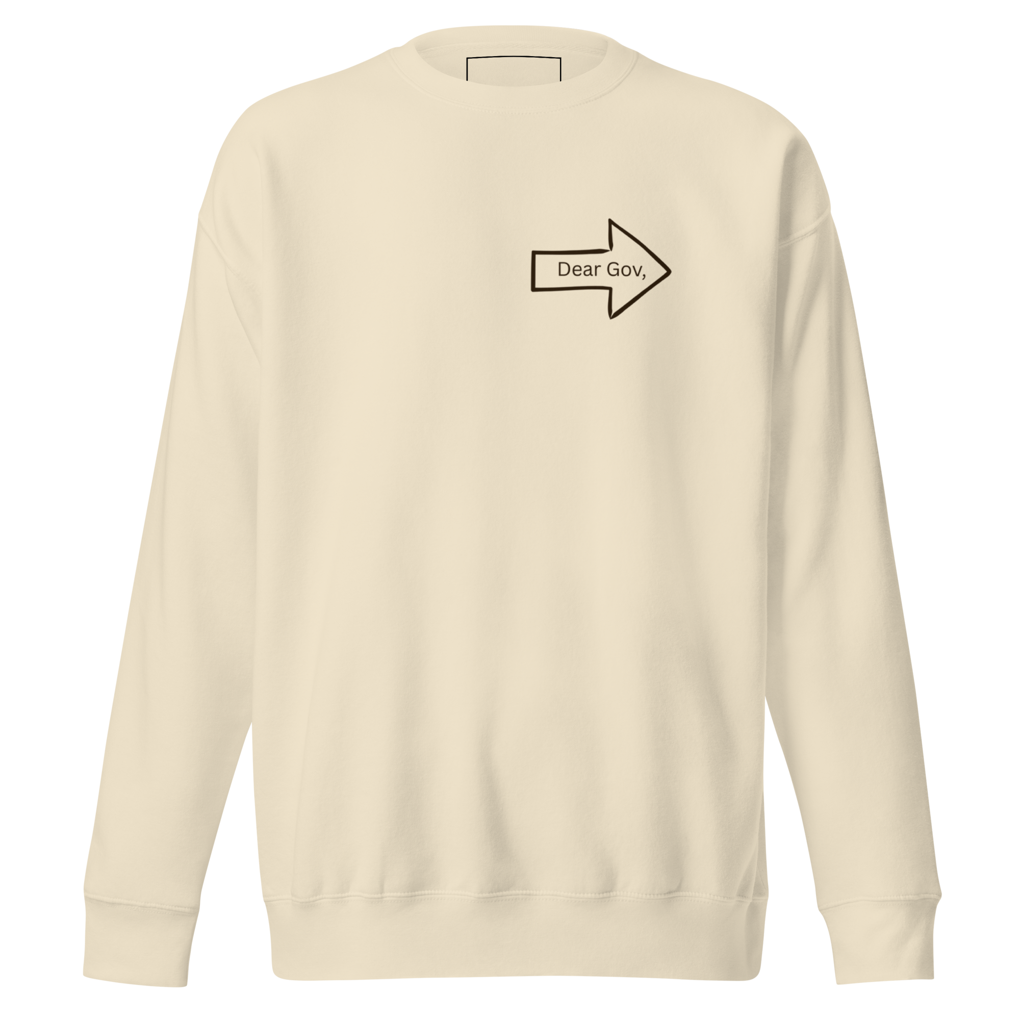 Dear Gov, Unisex Premium Sweatshirt