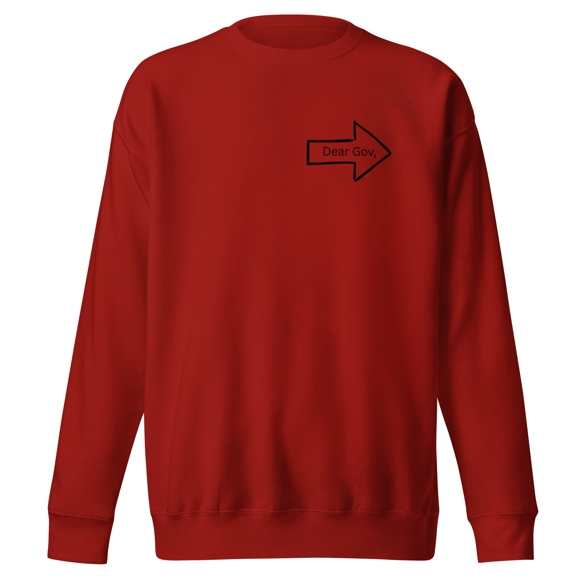 Dear Gov, Unisex Premium Sweatshirt