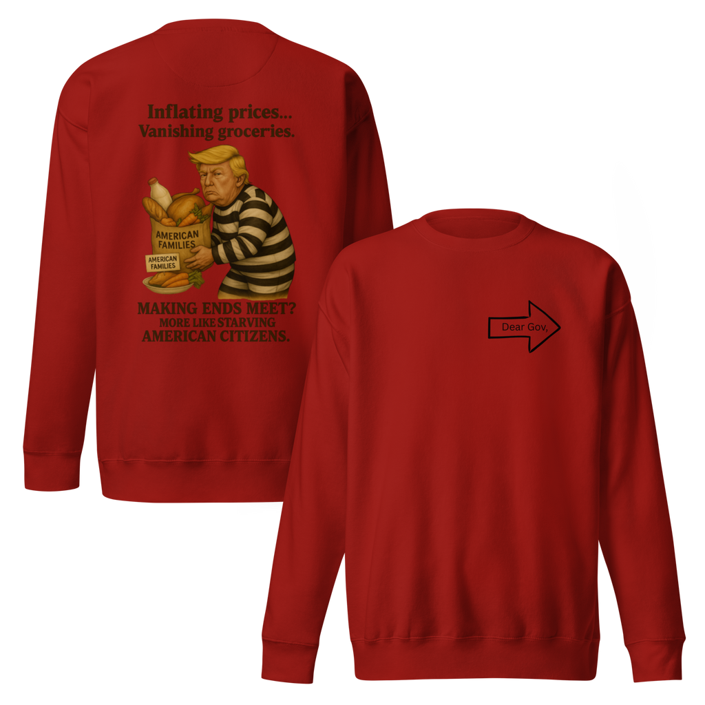 Dear Gov, Unisex Premium Sweatshirt