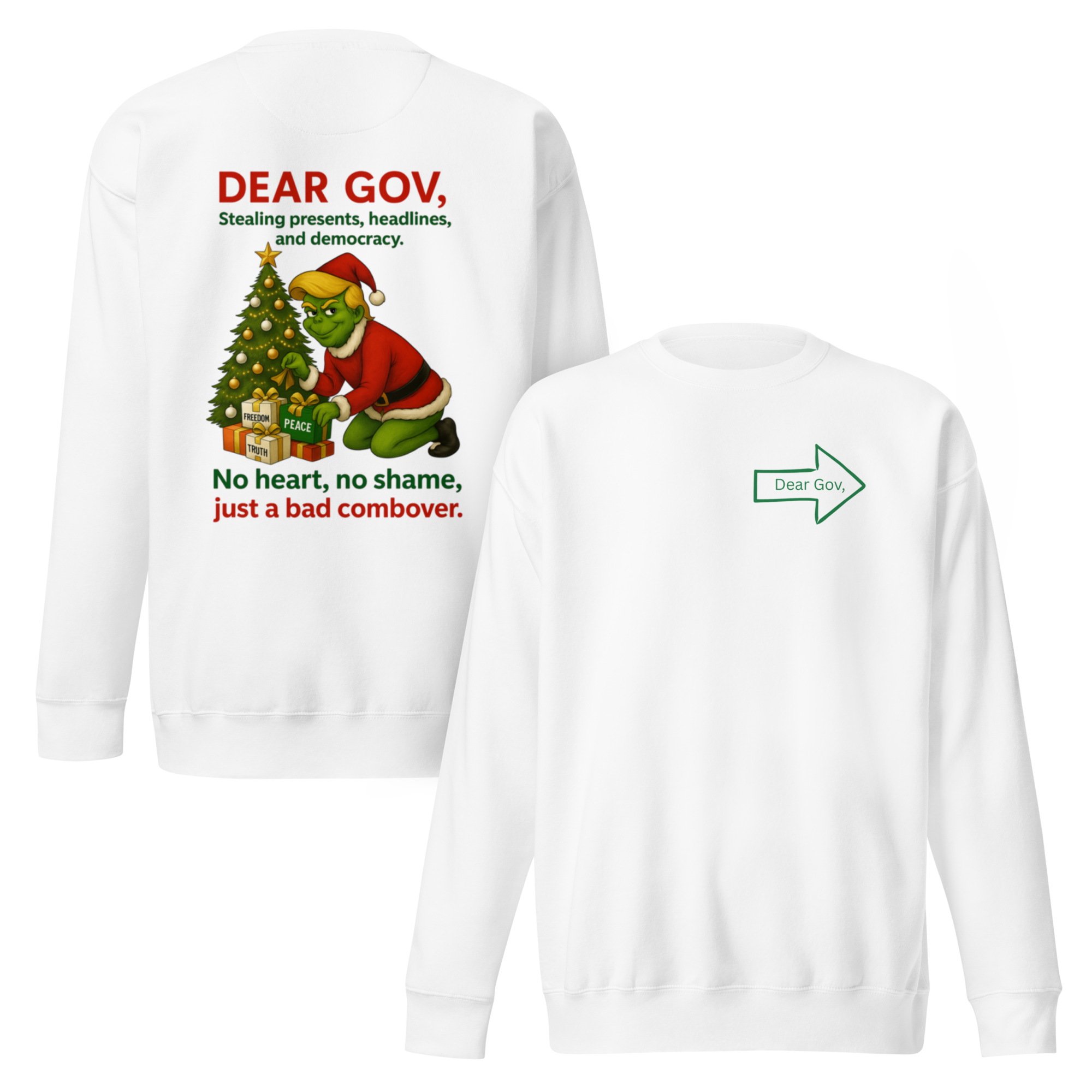 Dear Gov, Unisex Premium Sweatshirt